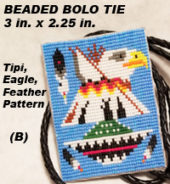 Beaded Bolo Tie (B)
