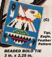 Beaded Bolo Tie (C)